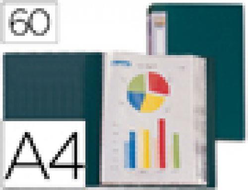 Capa catalogo liderpapel 60 bolsas din a4 verde , Beautone , 19679 , 4710581317430